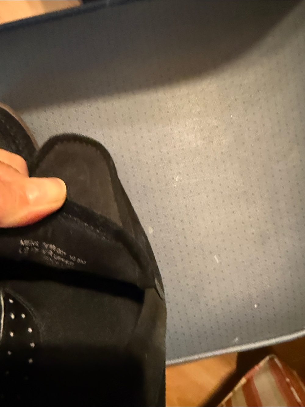 Stacy Adams Black Suede Bit Loafers
